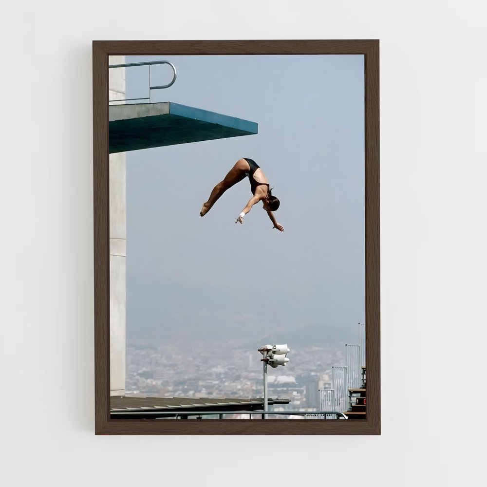 Poster Olympics diving – affiche Plongeon depuis une plateforme (vue 5)